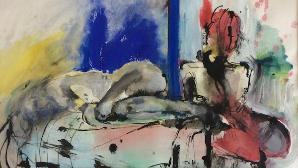 Life drawing two women
