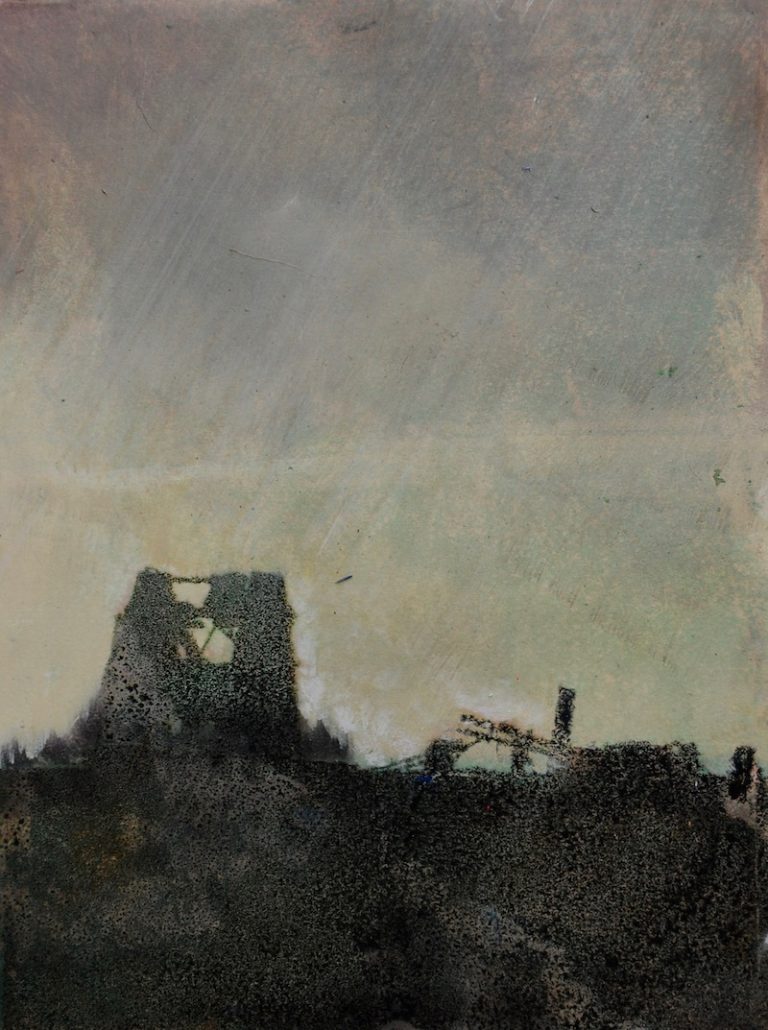 dissused winch at Dungeness