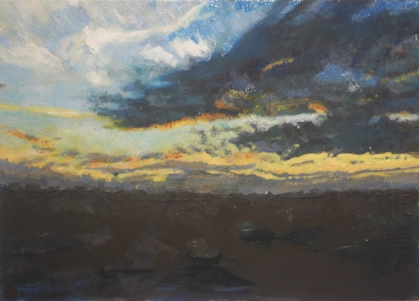 Painting Dungeness Sky