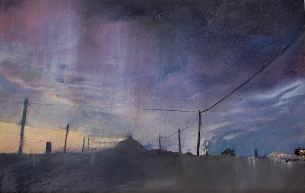 Sunrise painting at Dungeness