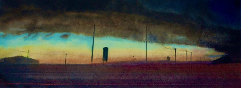 First Light Dungeness painting