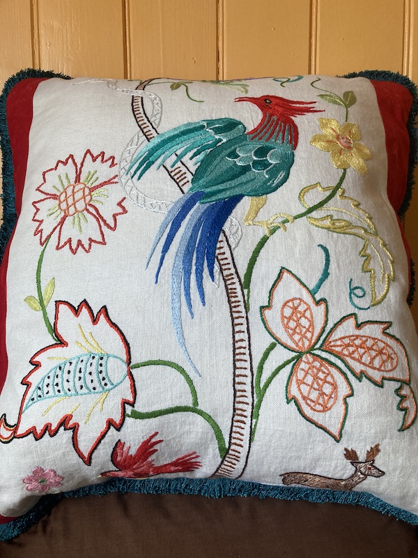 tree of life with red bird